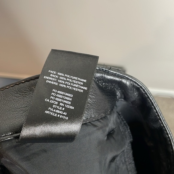 Wilfred | Women’s Black Vegan Leather Melina Pants Size 12 - Picture 8 of 8